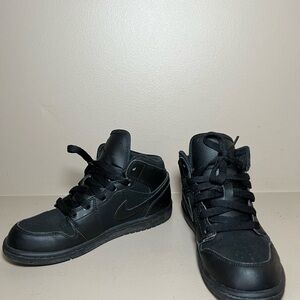 Nike Kids All-Black Sneakers
